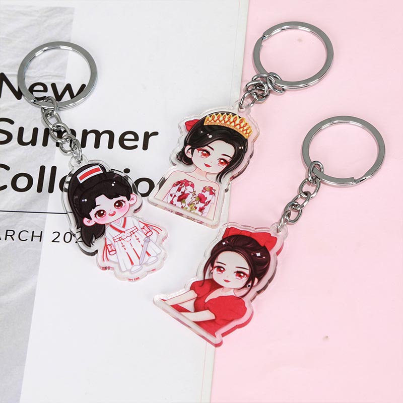 Cartoon Epoxy Keychains