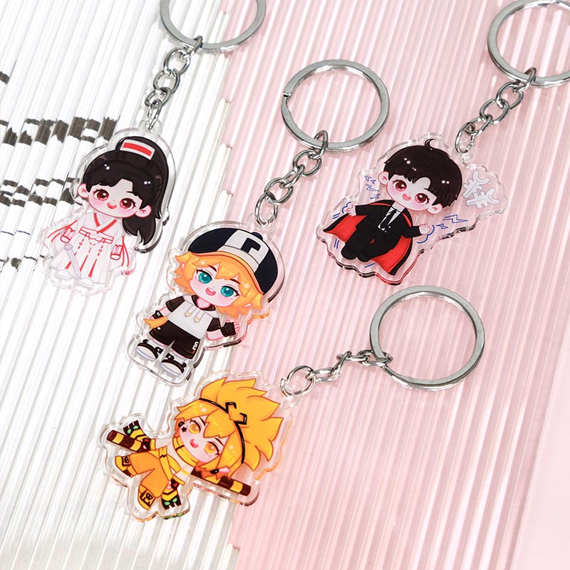Cartoon Epoxy Keychains