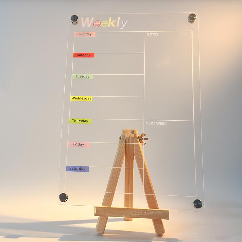 Clear Acrylic Calendar Planning Boards