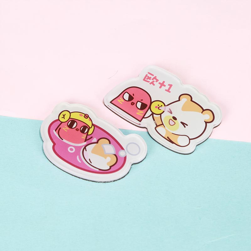 Cute Anime Acrylic Fridge Magnets